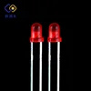 through hole package type diffused long leg 20mA 1.8v-2.2v 3mm red leds for indicator light