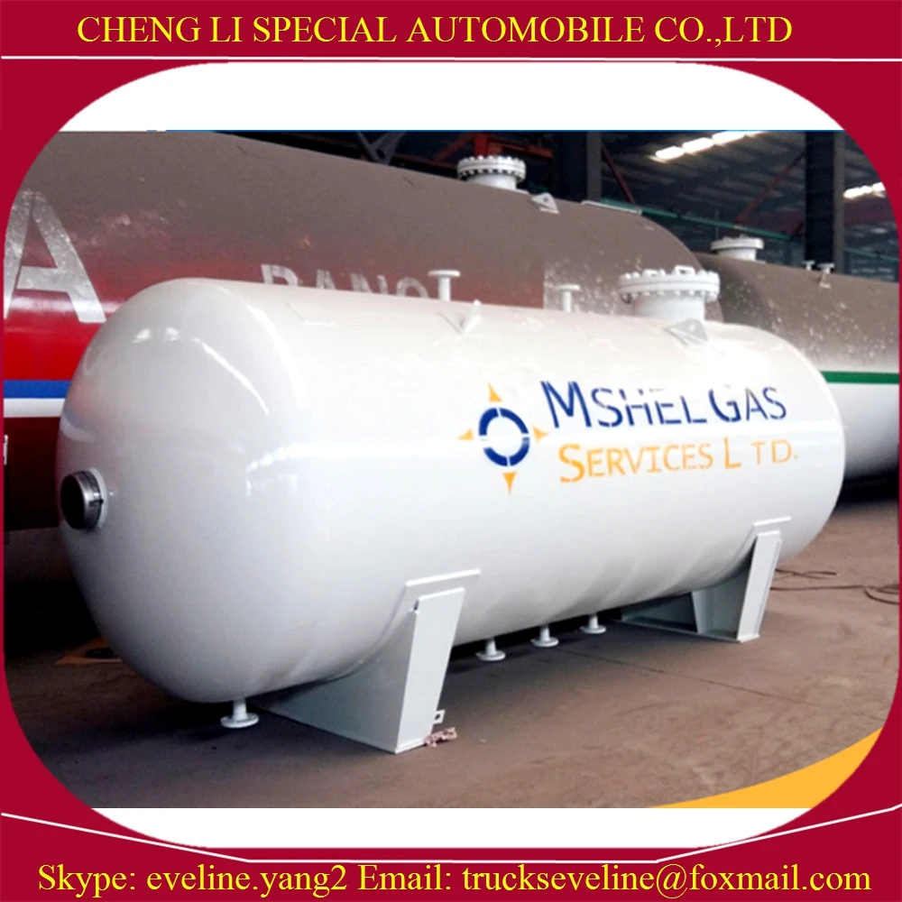 5m3 2tons 5000liters Horizontal Bulk Gas Tanker Lpg Storage Tank - Buy ...