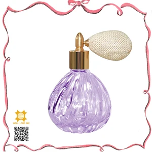 Christmas gift sets violet fragrance ball pump sprayer bottles