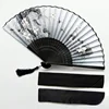 Beautiful Bamboo Material and Painted Technique bamboo hand fan with good design