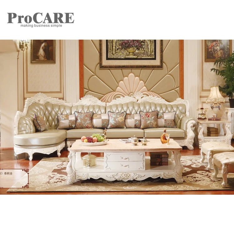 Best Selling European Style Furniture Leather Sofa Set 1+2+3 Buy Best