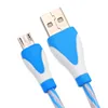 Colorful 2m micro usb charging data cable for Android mobile phone charging
