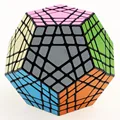 2016 New Shengshou SHS Gigaminx Magic Cube Professional 5x5x5 PVC Matte Stickers Cubo Magic Puzzle Speed