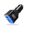 IBD best multi function qc 2.0 car charger 12v usb mobile hub type-c female car adapter