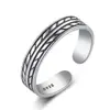CZCITY Vintage Pattern Silver Rings for Women 925 Sterling Silver Engagement Wedding Bands Jewelry Factory Wholesale