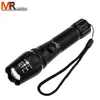 800 Lumen Tactical Flashlight High Power Bright Light Portable Zoom Focus 10watt xml t6 led Rechargeable