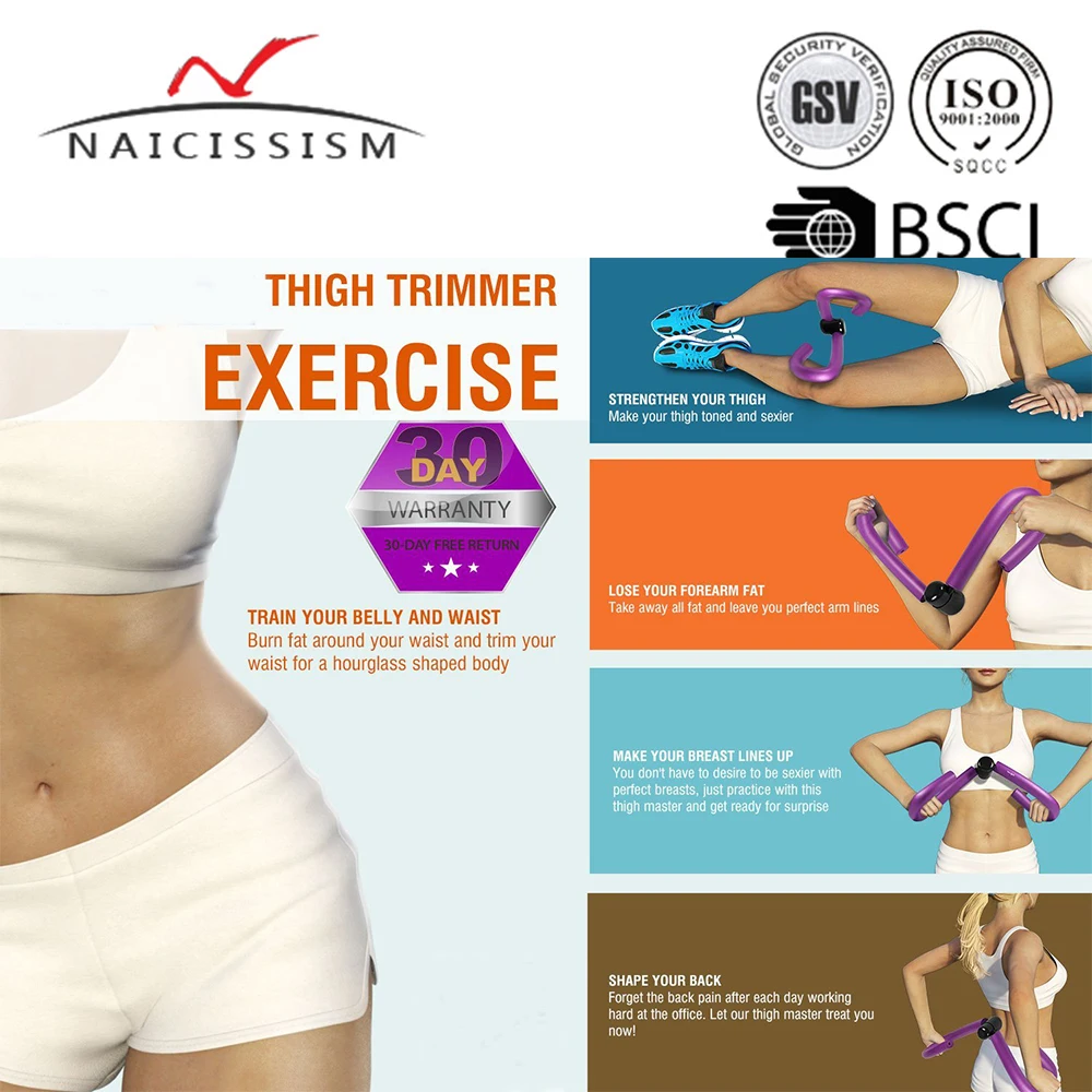 Thigh Trimmer Exercise Master Fitness Sport Gym Equipment 