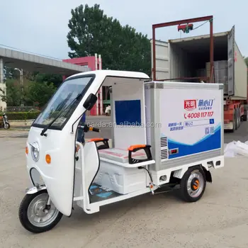 3 Wheeler Refrigerated Truck / Deliver Milk Thermostat Tricycle/ Keep ...