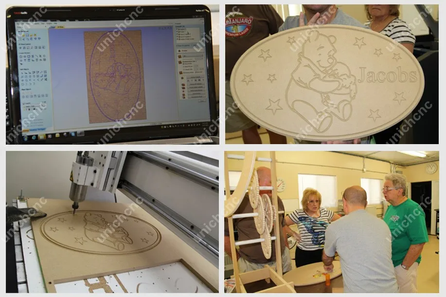 UNICH made in China ATC linear tools CNC Router cnc cutting machine