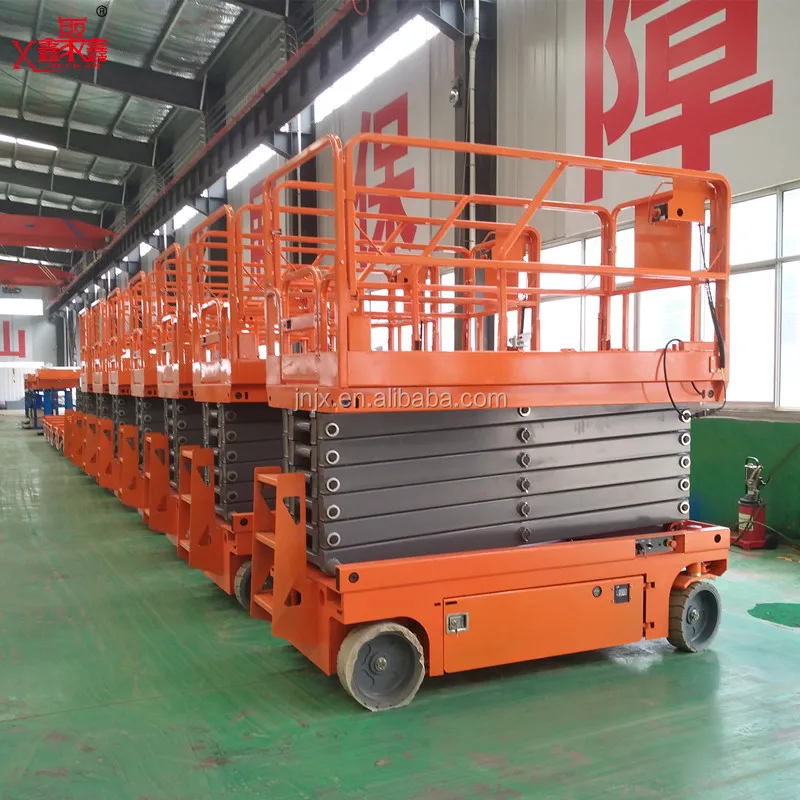 6m double mast vertical man lift table aluminum alloy lift