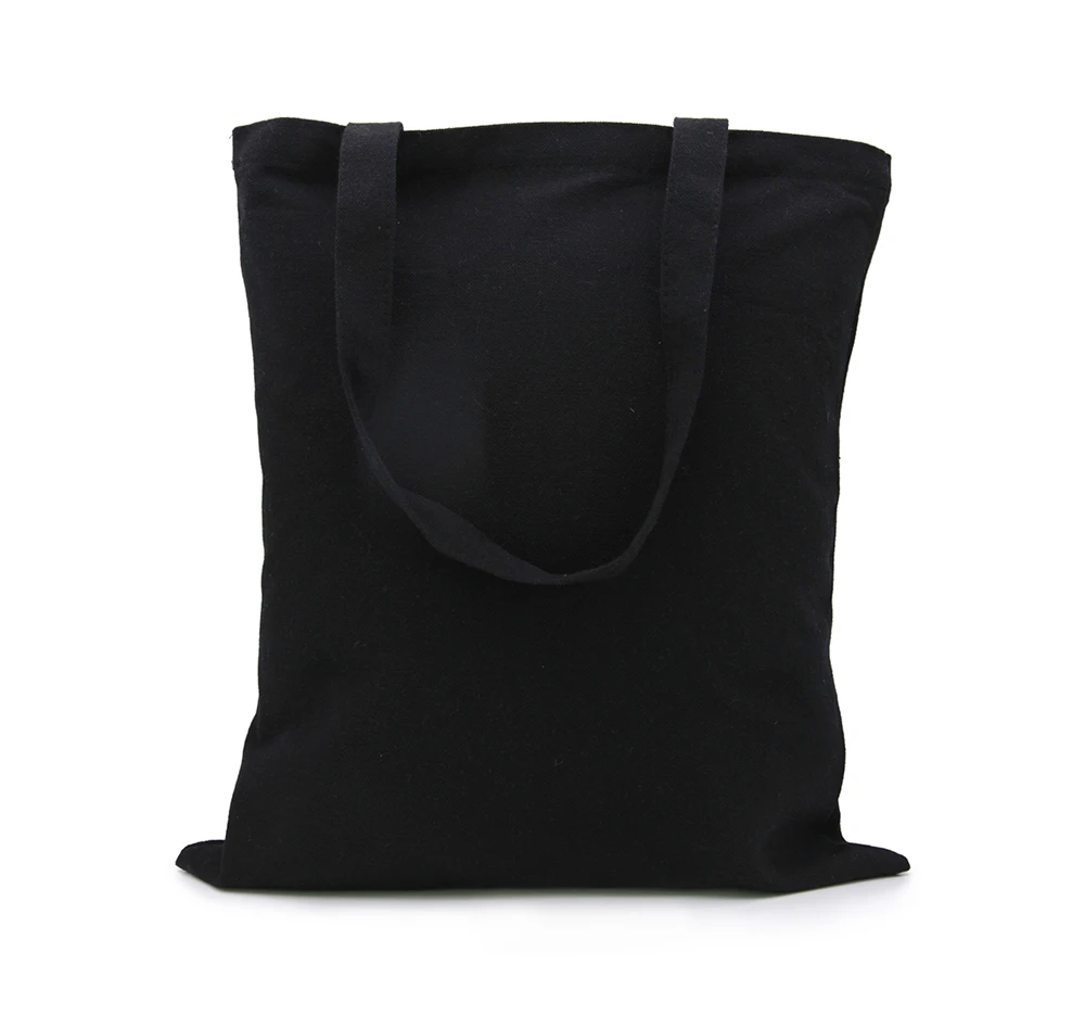 Wholesale Friendly Plain Cotton Black Canvas Tote Bag Buy Black