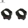 Vector Optics Tactical 34MM Low Weaver Scope Mount Rings on 21mm weaver picatinny rail Scope Laser Flashlight