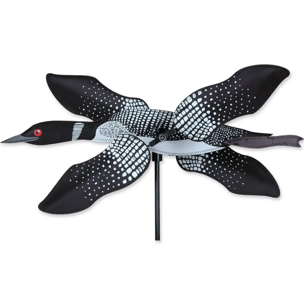Buy 19`` LOON WhirliGig Wind Spinner Garden Stake by Premier Kites