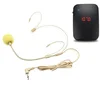 Small Mini Back Clip Hidden FM Frequency Transmitter Handsfree Wireless Microphone Headset Receiver Mic Invisible Microphones