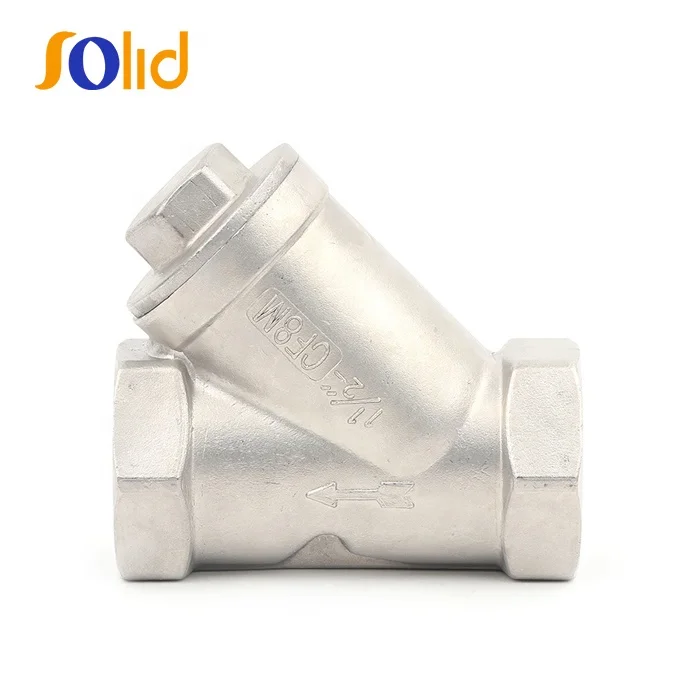 316 Stainless Steel BSP Threaded End Y Type Strainer for Water