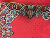 Thai style 100% polyster printed weave wool dobby fabric