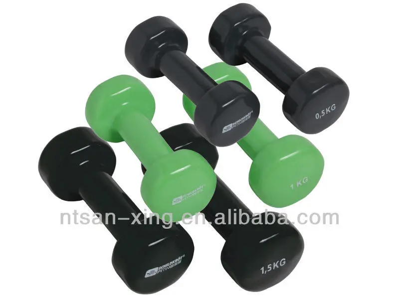 Ev Fitness Egzersiz Bayanlar El Ağırlıkları Dambıl Vinil Dambıl Seti