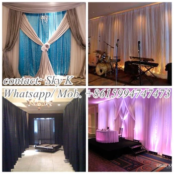 Pleated Drapes How To Make A Wedding Backdrop Used Wedding