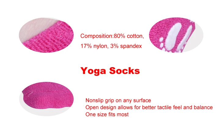 Yoga Socks Non-slip Socks Pilates Barre Fitness Socks