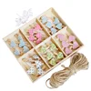 Photo clip 30 loaded to send rope nail photo wall decoration small wooden note clip mini small fresh clip
