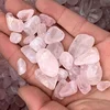 Wholesale high quality natural rose quartz stone bulk crystals tumbled stones for healing