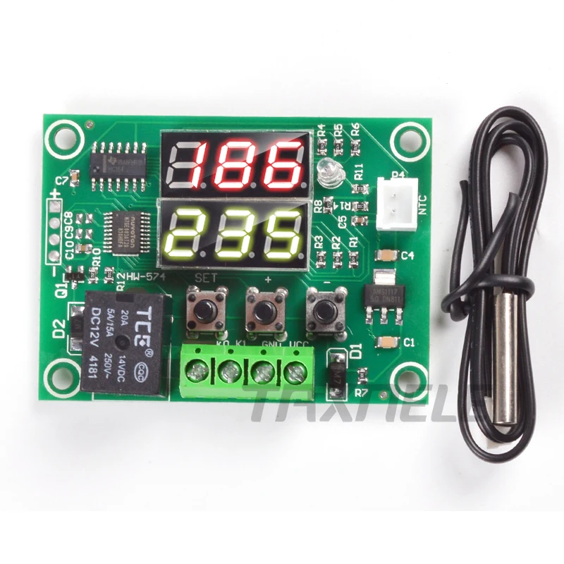 XH-W1219 Thermostat 5V Dual LED Temperature Sensor Controller Control Switch 