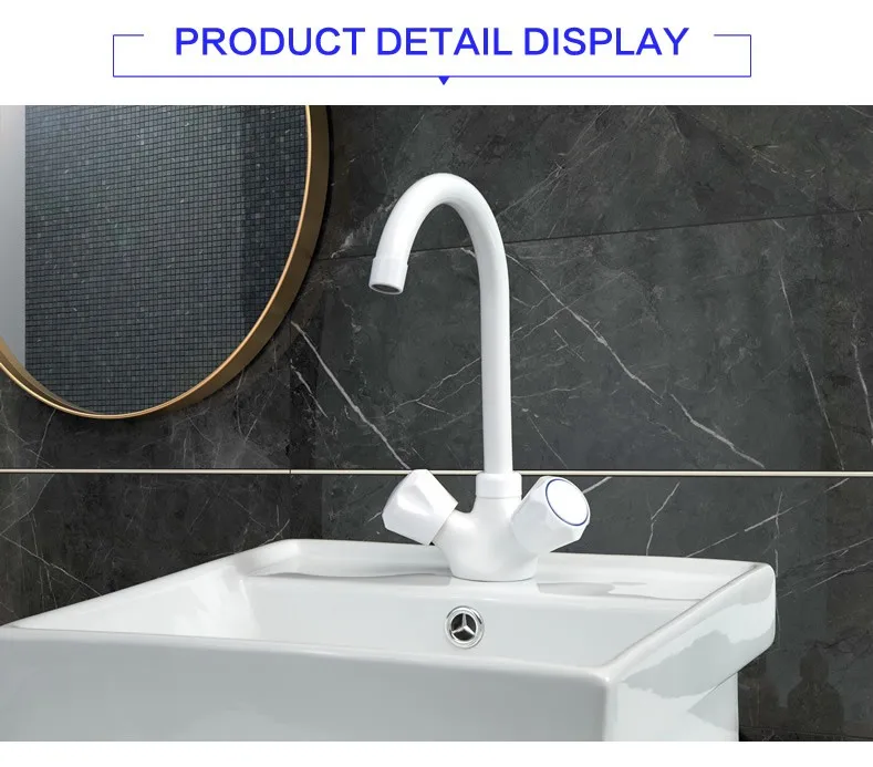 Bigger And Stronger Plastic Kitchen Sink Faucet 3 Way Plastic Faucet
