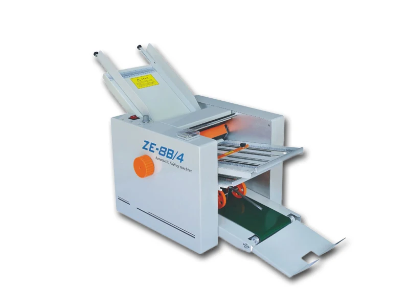 Ze8b/4 Automatic Paper Folding Machine For A3 Paper Leaflets Pamphlet Flyer Folding Machine