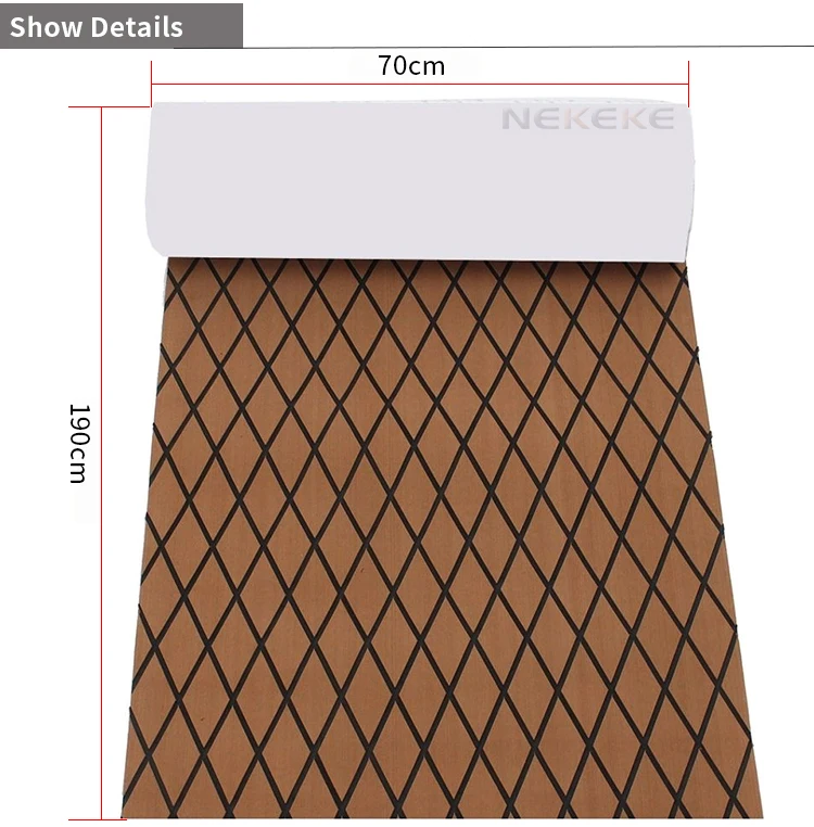 Marine Boat Flooring EVA Foam deck pad sheet Synthetic Teak