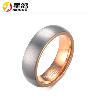 Whole Women Men S Tungsten Steel Carbide Ring Silver Rose Gold Whole Women Men S Tungsten Steel Carbide Ring Silver Rose Gold Plated Scrub For