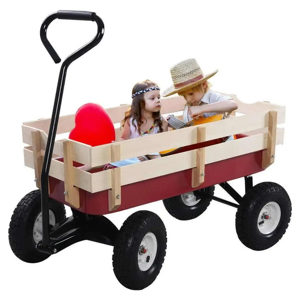 kids pull along trolley