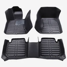Custom fit car floor mats for Hyundai ix25 ix35 Elantra Santa Fe Sonata Tucson verna Solaris Veloster Accent 3Dcar styling liner