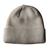 heather grey knitted hat custom ski acrylic cuff beanie hats