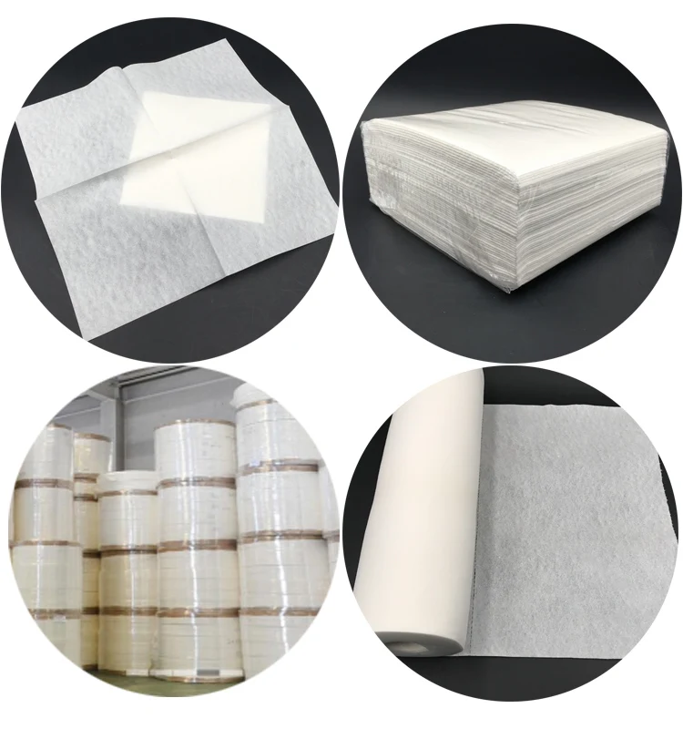 Airlaid Absorbent Paper Rolls With Sap For Baby Diapers Absorbency Core