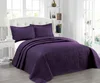 Patchwork Bedspread set Microfiber fabric Luxury Checkered Super Soft Solid Pin-sonic Quilted, Bed Cover with storage bag