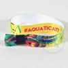 VIP custom party bracelet fabric wristband with snaps one time use for clubs
