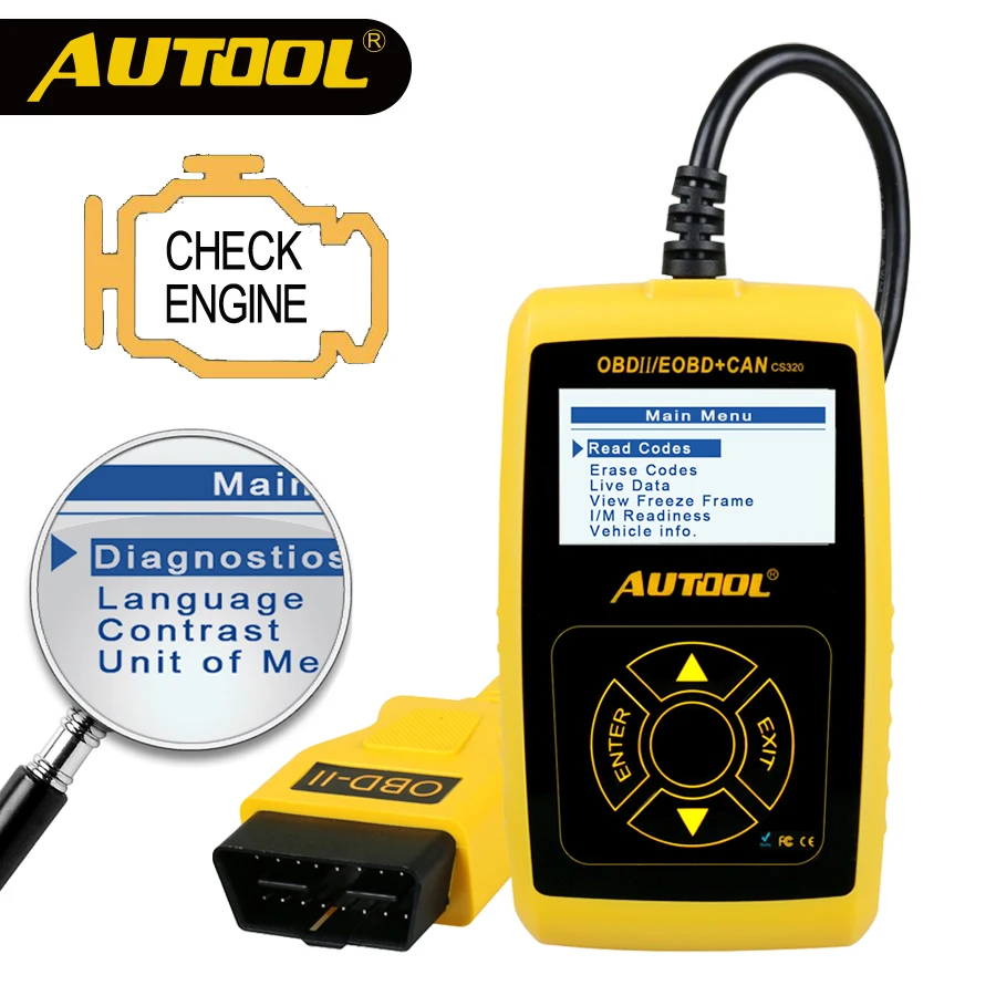 Autool cs320 obd2 руководство