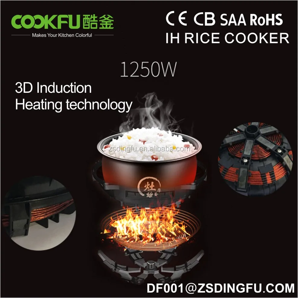 1.5l Electric Rice Cooker,3d Heating And 3d Keep Warm Cookers,Best For