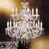 Guangzhou custom luxury LED beautiful crystal candelabra cristal chandelier