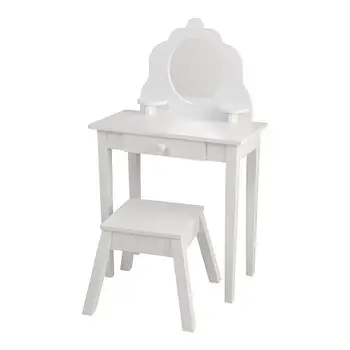 S White Dressing Table Wooden Stool Furniture Childrens Bedroom S White Dressing Table Wooden Stool Furniture Childrens Bedroom Storage New