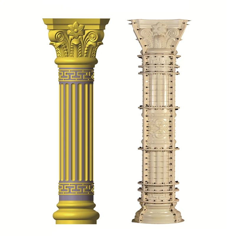 Venta al por mayor columnas decorativas de concreto-Compre online los
