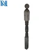 ornamental fence post with caps wrought iron decoration