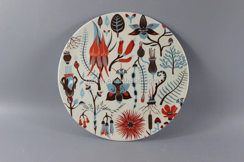 23cm melamine round dinner plate
