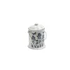 Decorative floral ceramic kitchen compost
