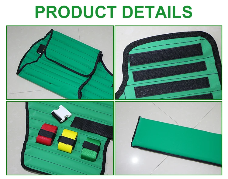 Green stretcher rescue kit torso splint lifesaving chest and back fixed chest fixer extrication device