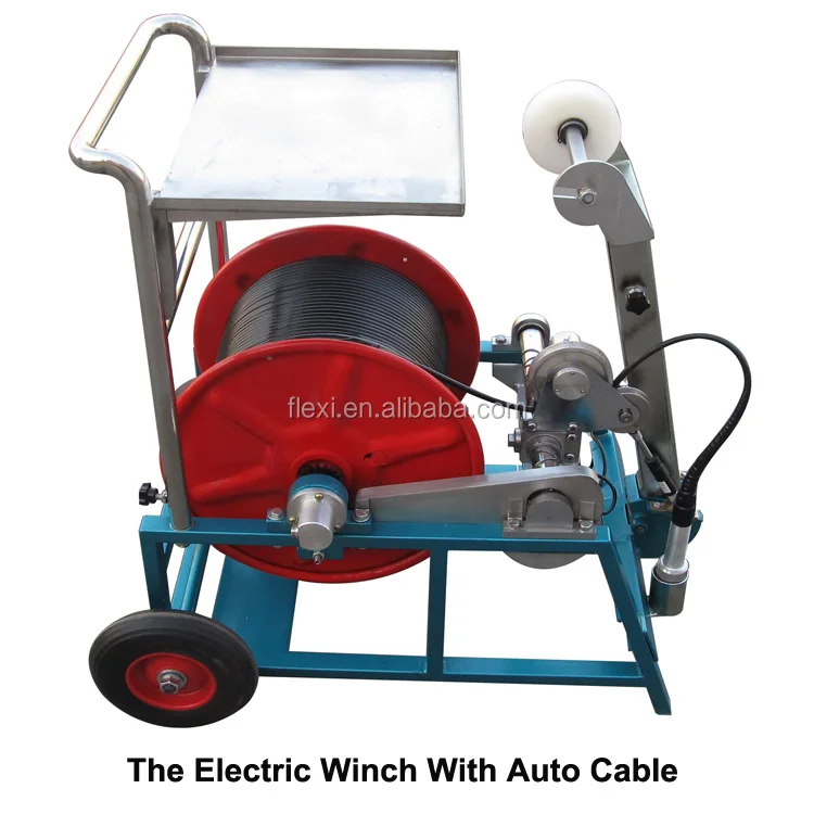 1000ft Auto Cable Electric Winch Borewell Inspection Camera Deep Well Inspection Camera Wells
