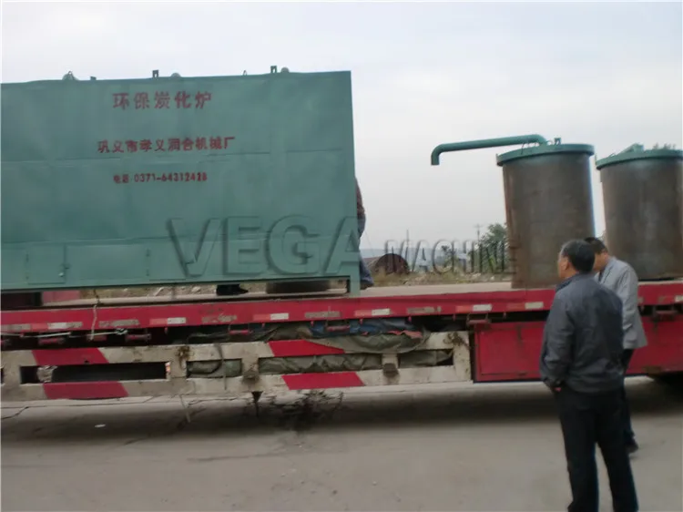 6t/24h sri lanka coconut shell charcoal machine