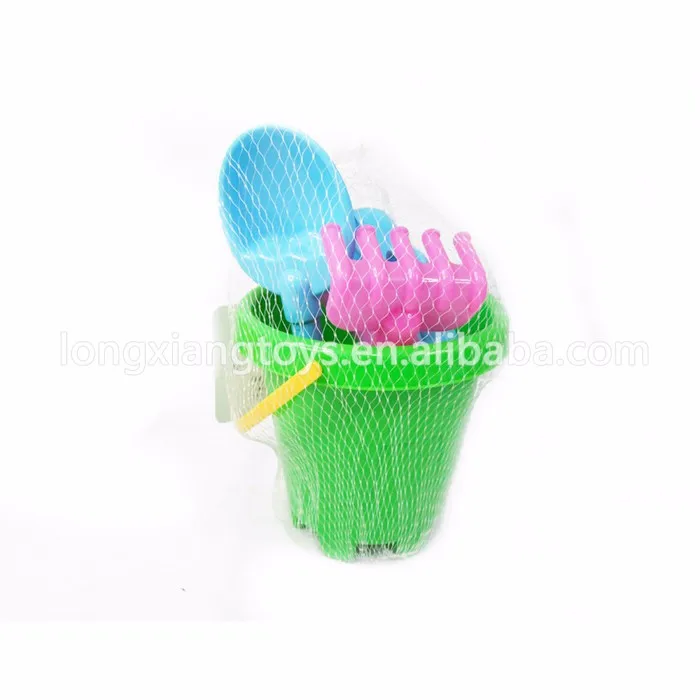 In Stock Non-toxic New Product Kids Beach Toys Bucket Set