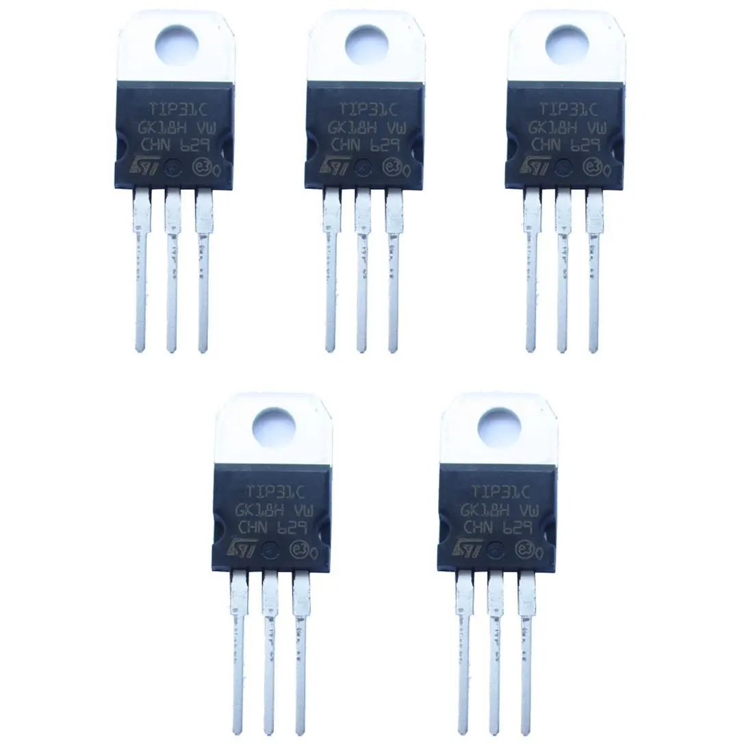 TIP31C NPN Silicon Power Transistors 3A 100V TO220 Package 50 Pack