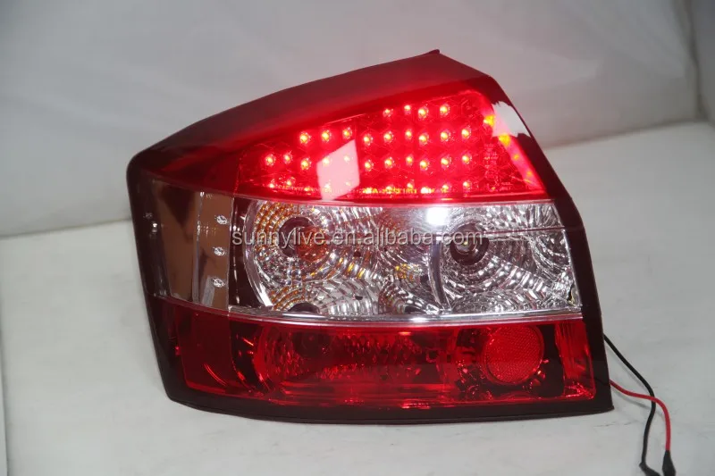 LED Tail Light For Audi A4 B6 LED Rear lamp 2001-04 Red White